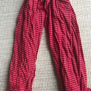 JCREW modal infinity scarf red and navy. Super soft